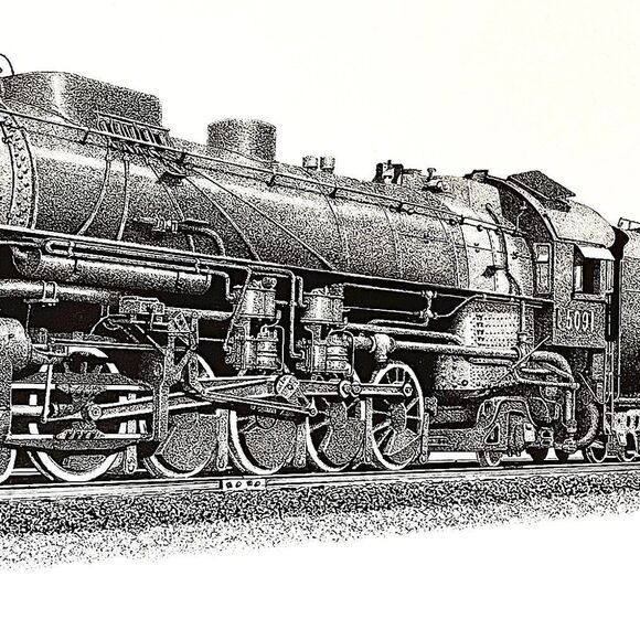 Union Pacific Railroad 5091 Train Prints - Picture 3 of 6